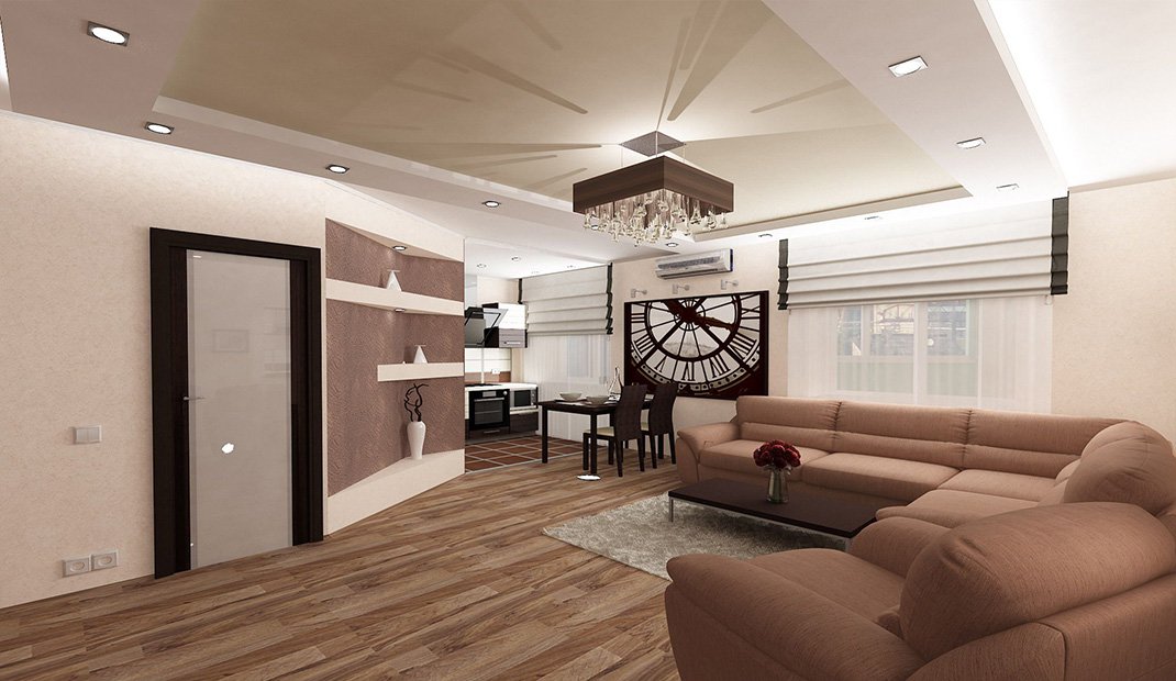 Soffitto гостиная