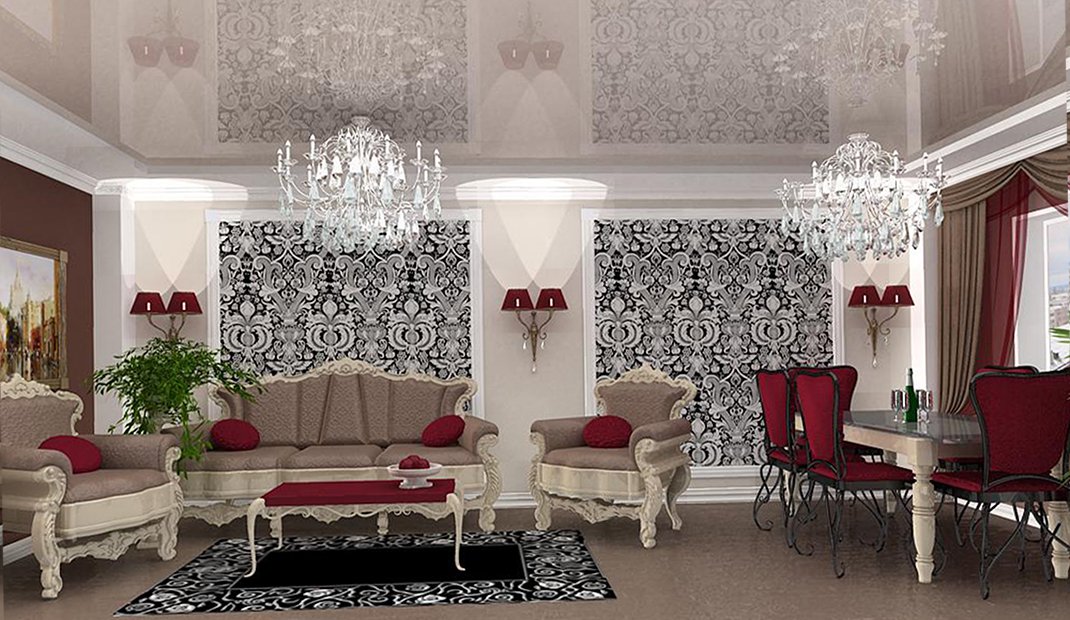 Soffitto гостиная